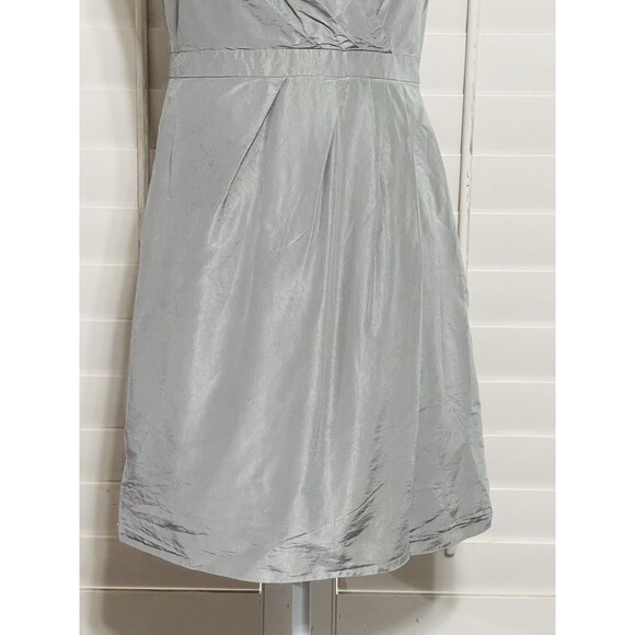 J. Crew Size 6  Silk Taffeta Blakely Dress Lined Old Money Quiet Luxury - Picture 5 of 11